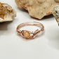 Rose Gold Carnelian Ring