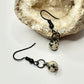 Charcoal Dalmatian Jasper Earrings