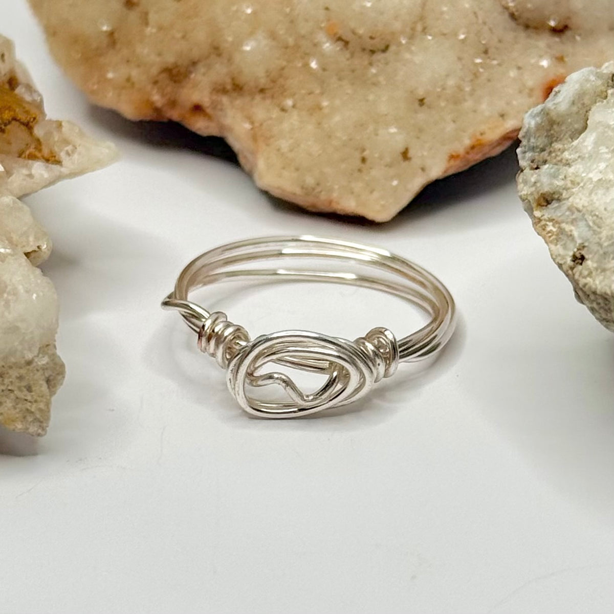 Silver Wave Ring