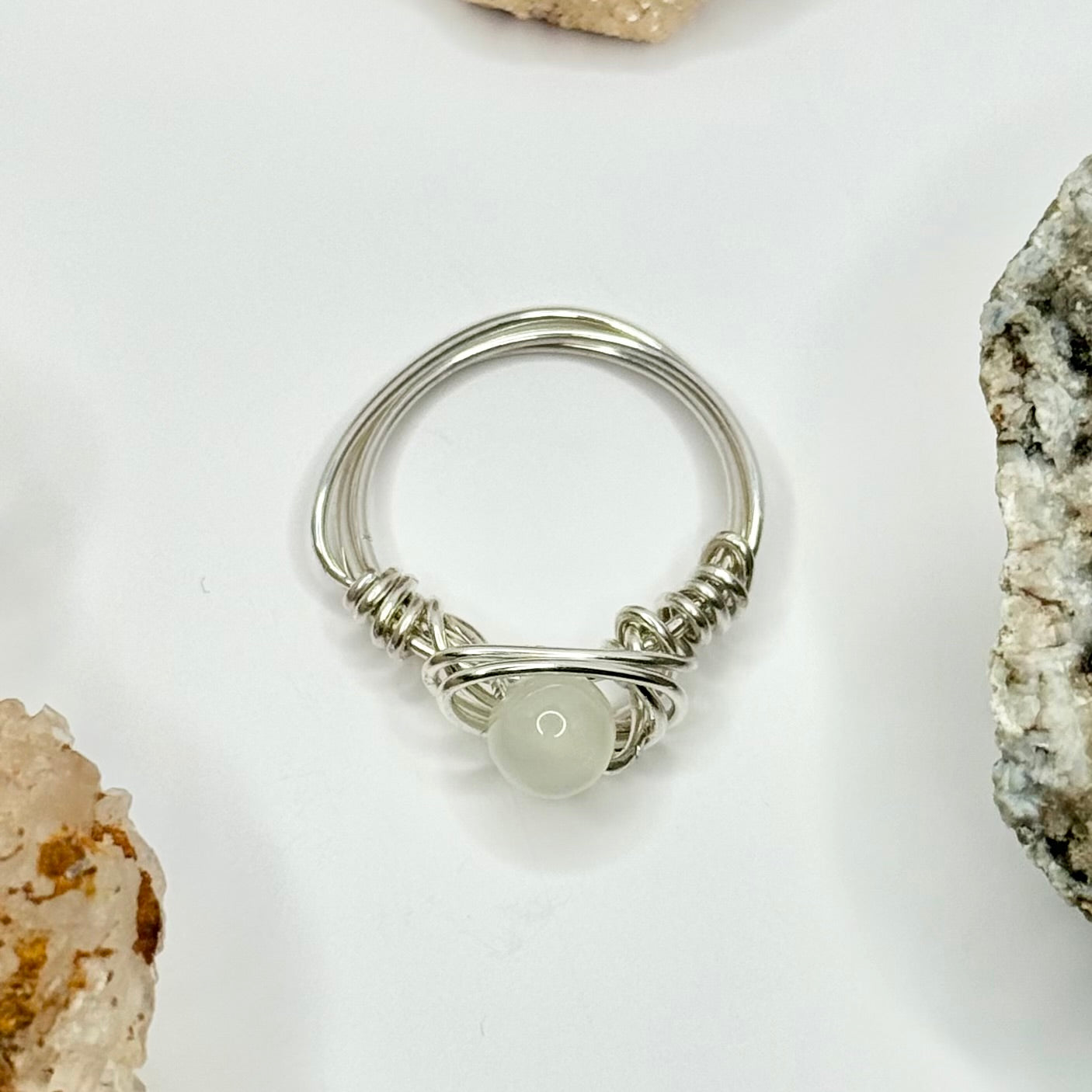 Sterling Silver Moonstone Ring