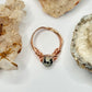 Rose Gold Dalmatian Jasper Ring