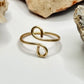 Gold Bypass Ring