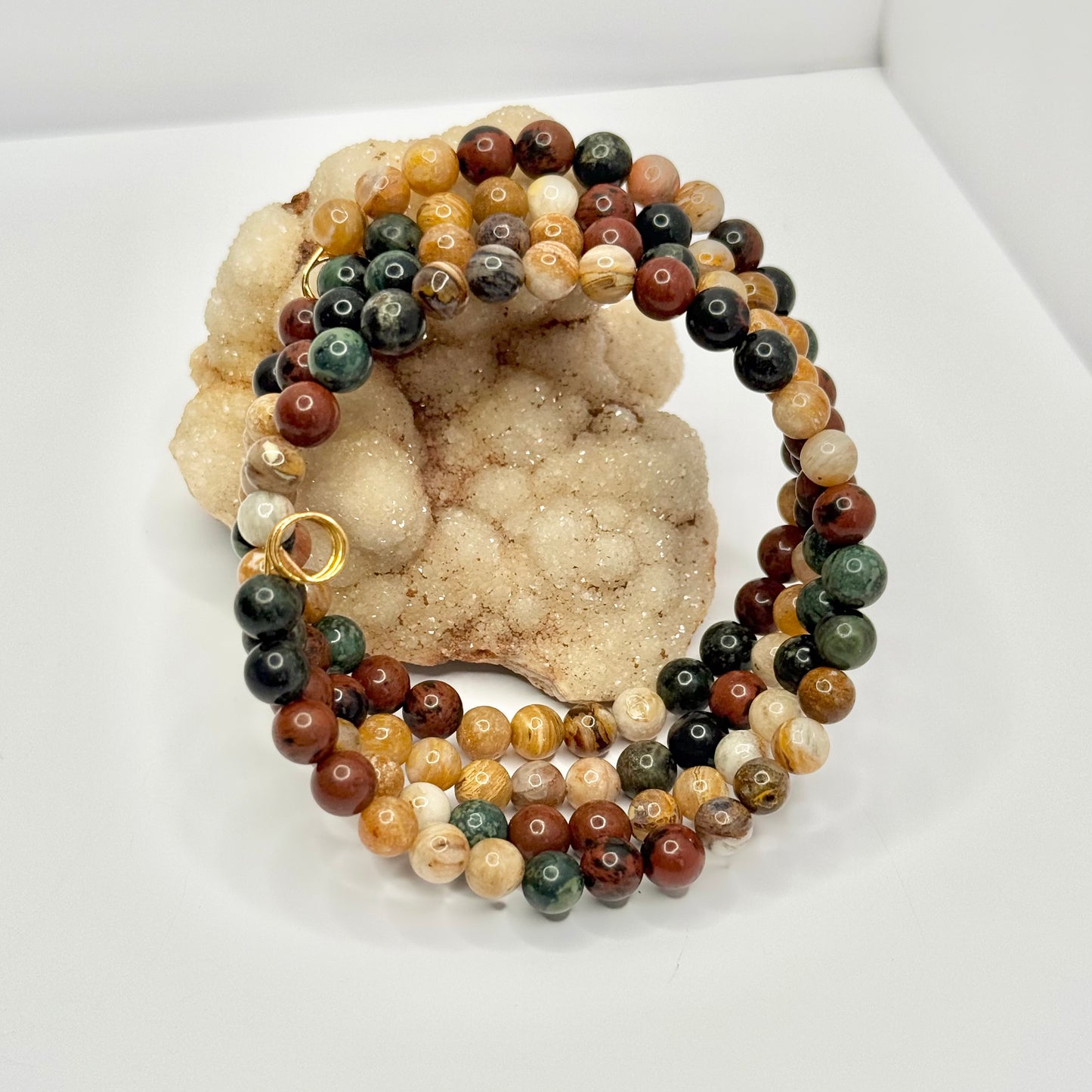 Jasper Wrap Bracelet