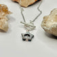 Silver Star Shell Toggle Necklace
