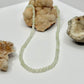 Silver White Jade Beaded Necklace