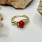 Gold Carnelian Ring
