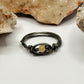 Charcoal Yellow Carnelian Ring