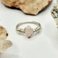 Sterling Silver Pink Calcite Ring