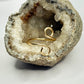 Gold Bypass Ring