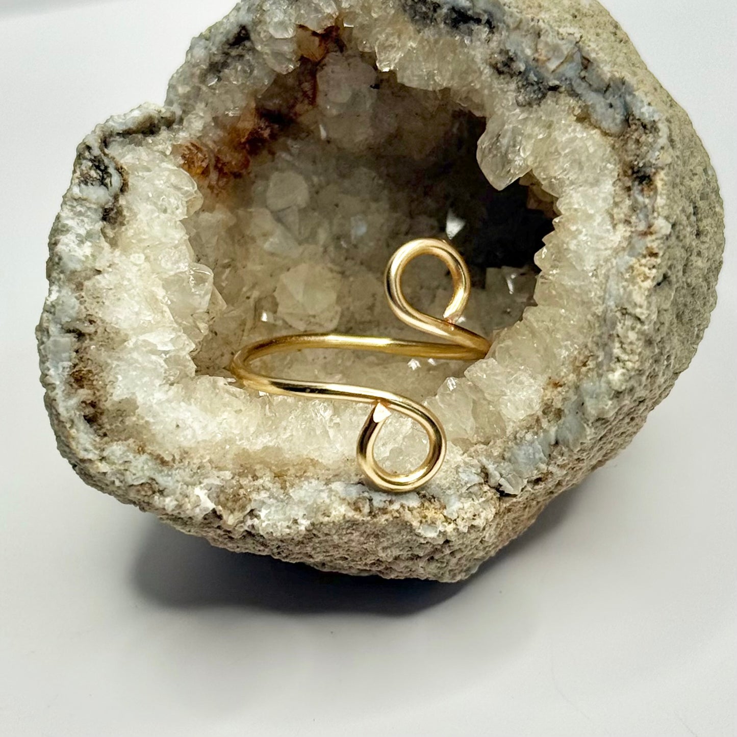 Gold Bypass Ring