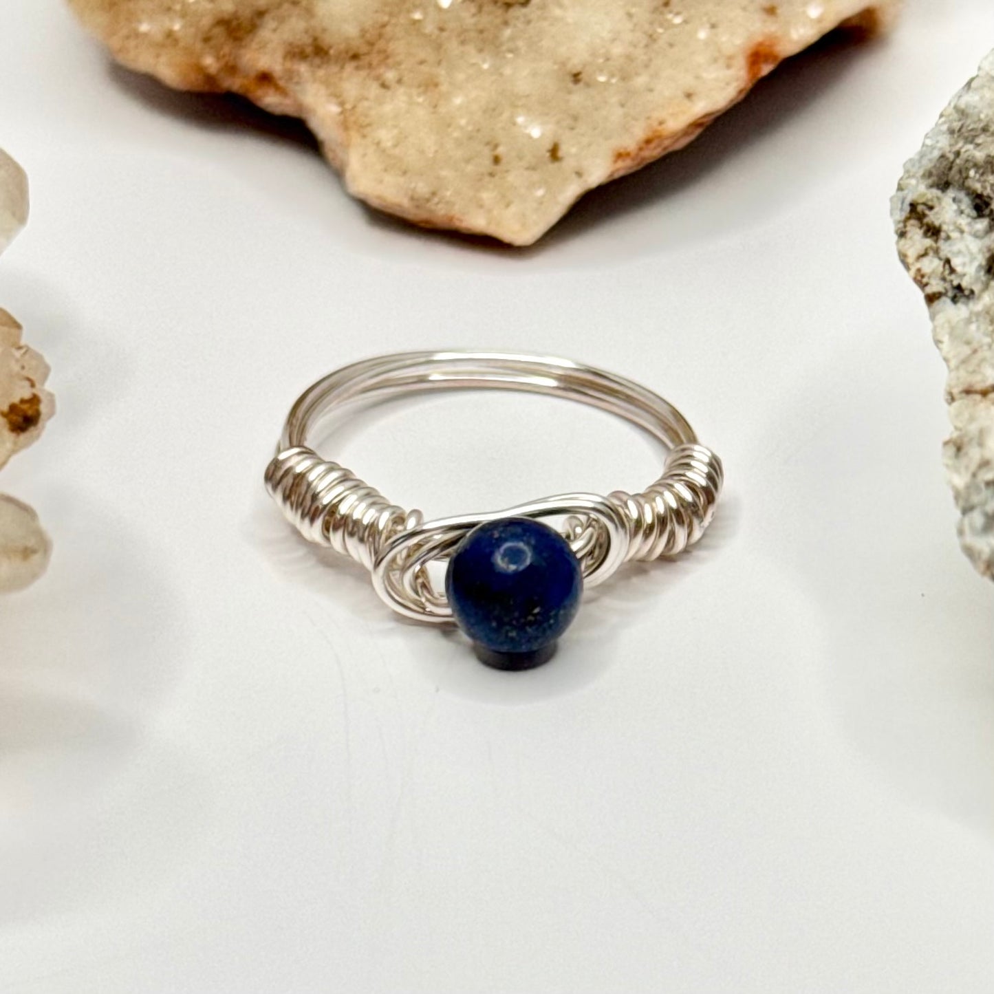 Silver Lapis Ring