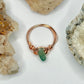 Rose Gold Green Aventurine Ring