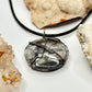 Charcoal Orthoceras Fossil Necklace