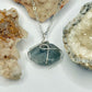 Silver Labradorite Necklace