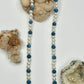 Blue Coral Beaded Necklace