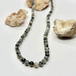 Silver Dendritic Agate Beaded Necklace