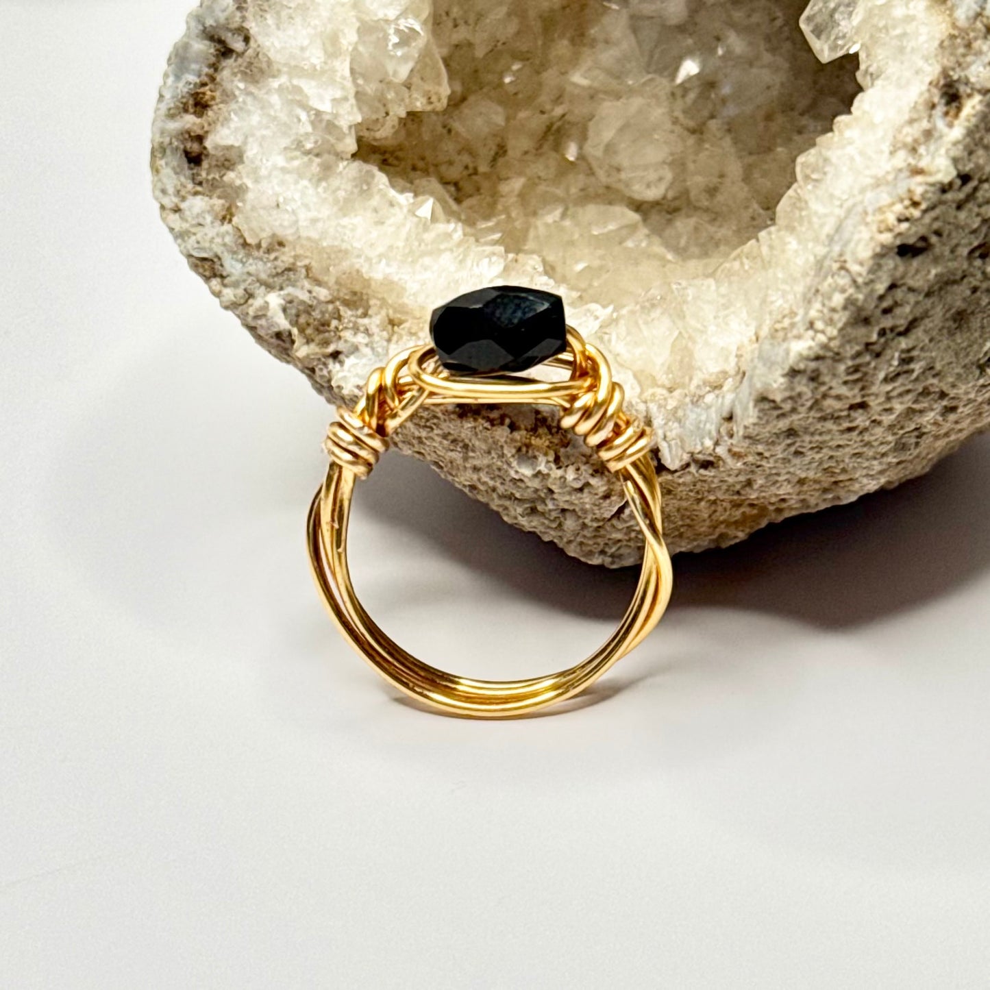 Gold Onyx Ring