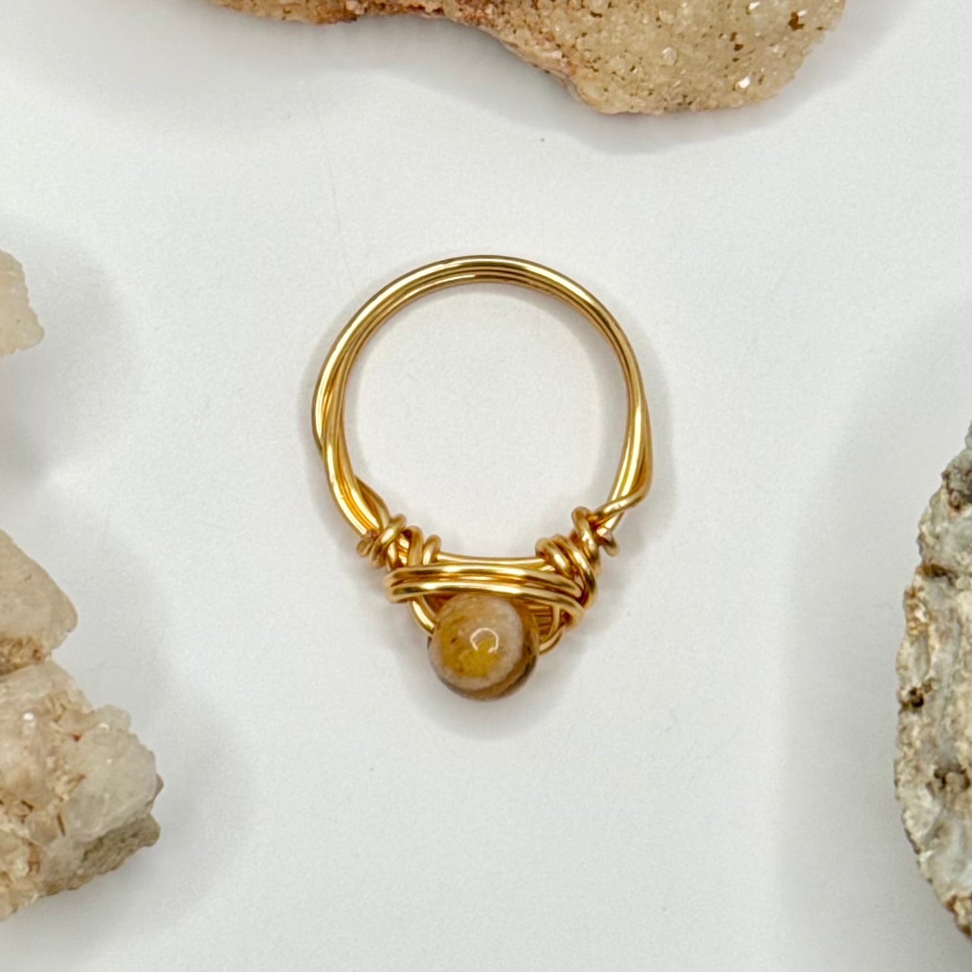 Gold Jasper Ring