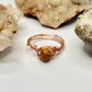 Rose Gold Picture Jasper Ring