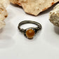 Charcoal Picture Jasper Ring