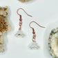 Rose Gold Flower Earrings