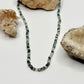 Moss Agate Beaded Necklace