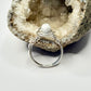 Silver Howlite Ring