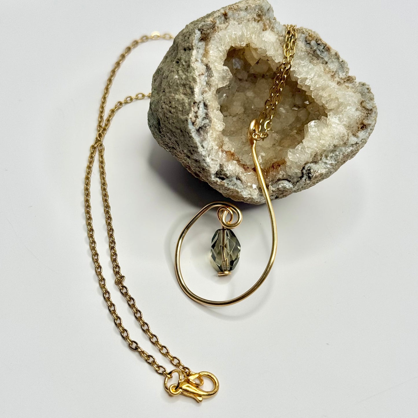 Gold Swirl Necklace