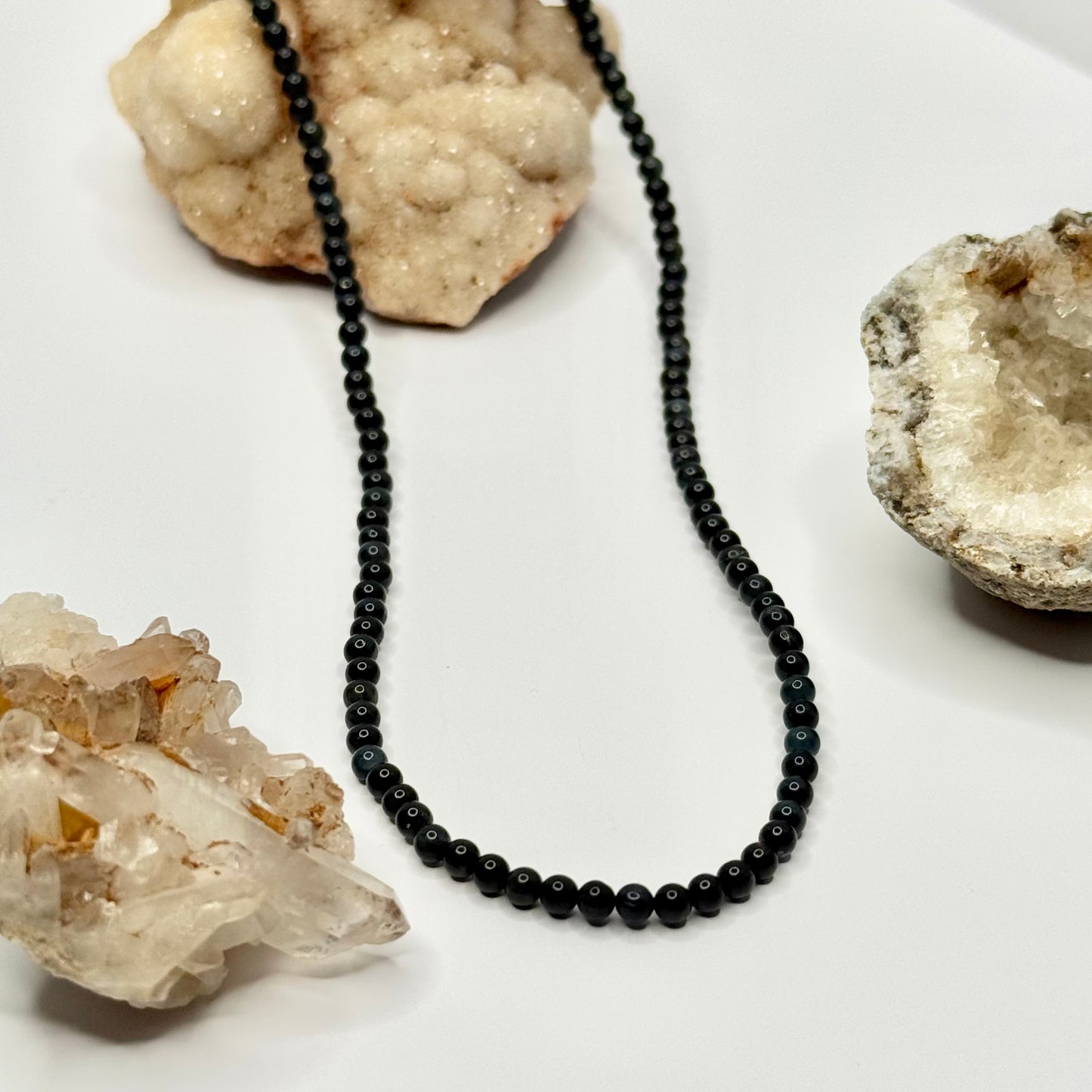 Gold Green Goldstone Beaded Necklace