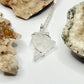 Silver Quartz Lightning Necklace