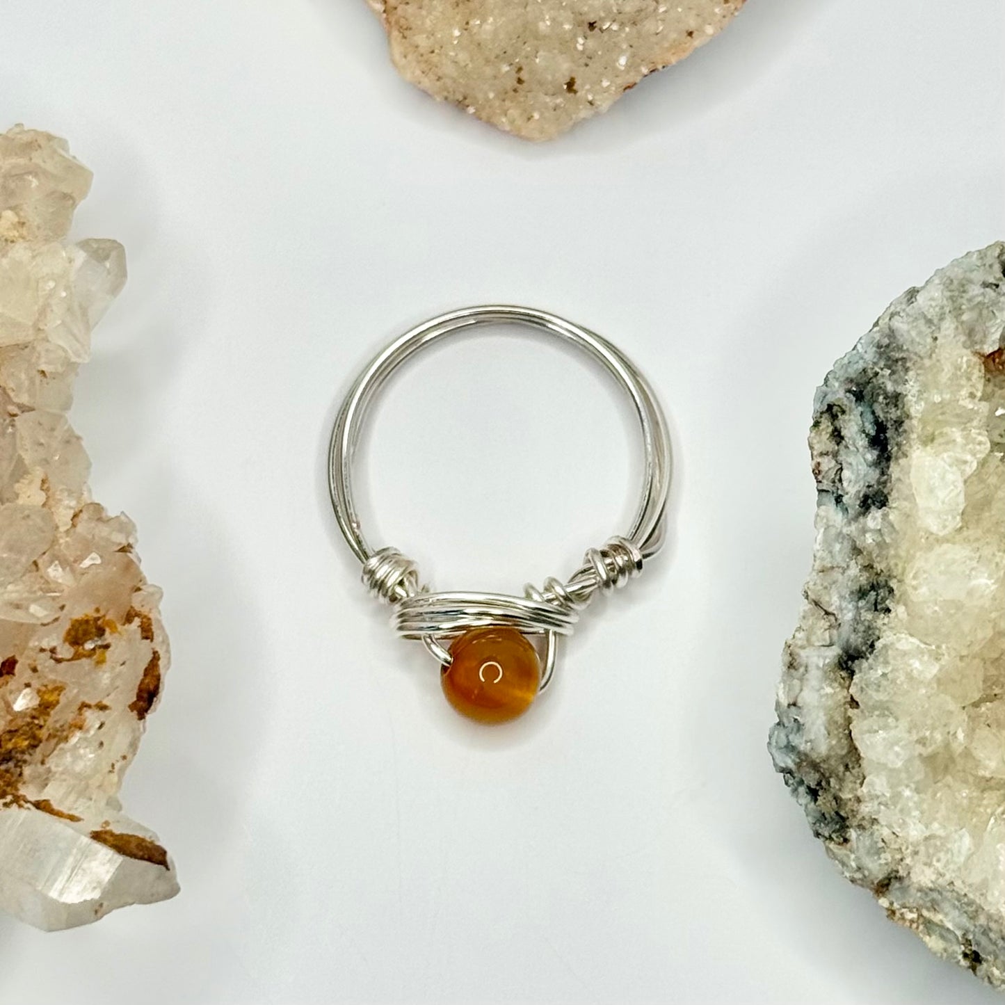 Silver Carnelian Ring