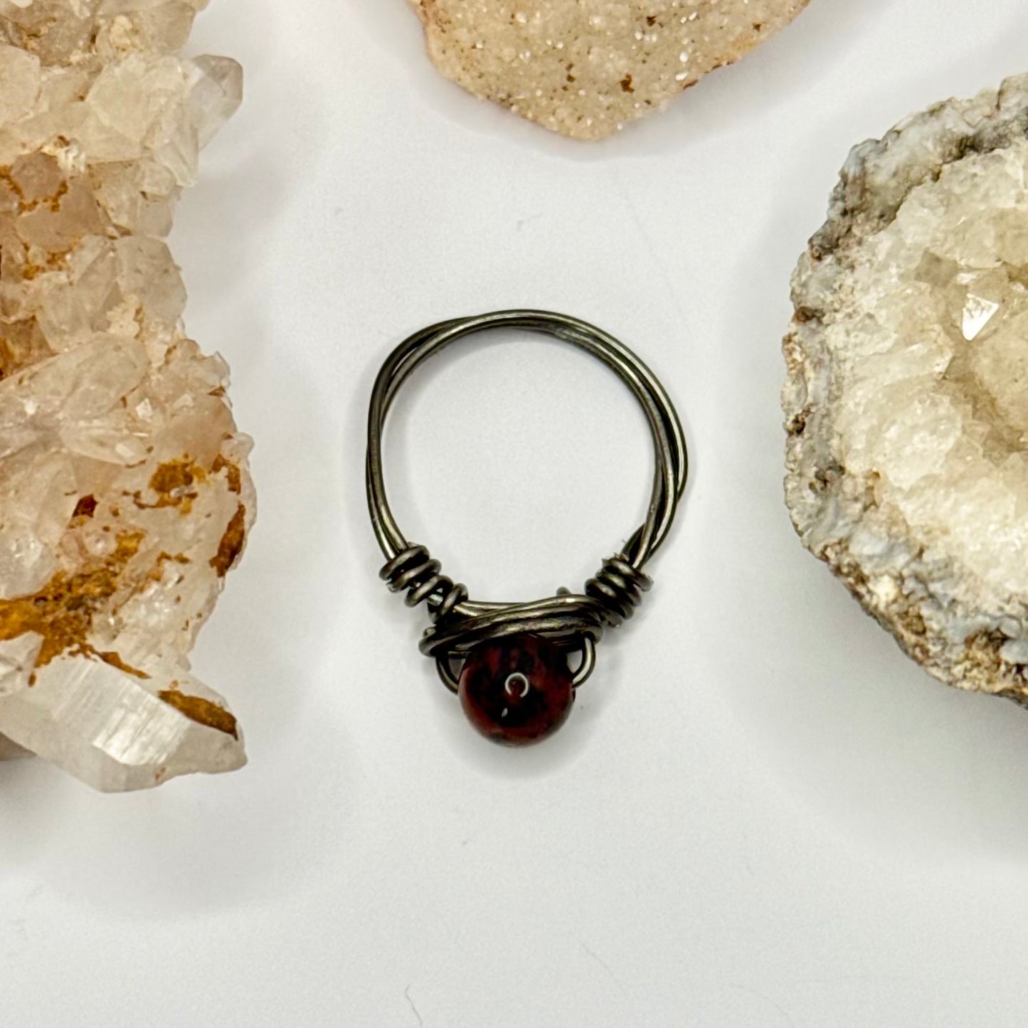 Charcoal Jasper Ring