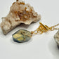 Gold Labradorite Toggle Necklace