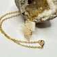 Gold Citrine Lightning Necklace