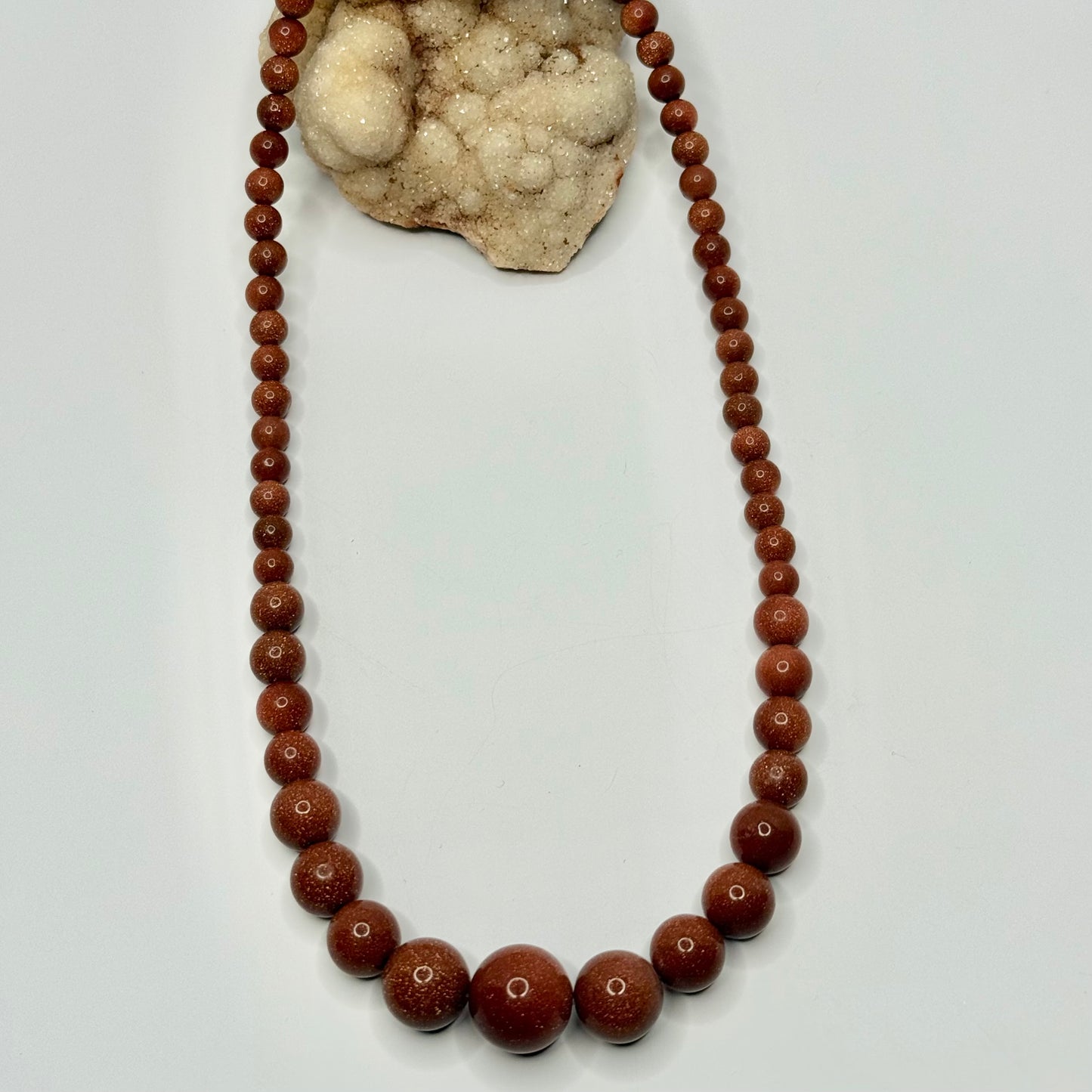 Sunstone Beaded Necklace
