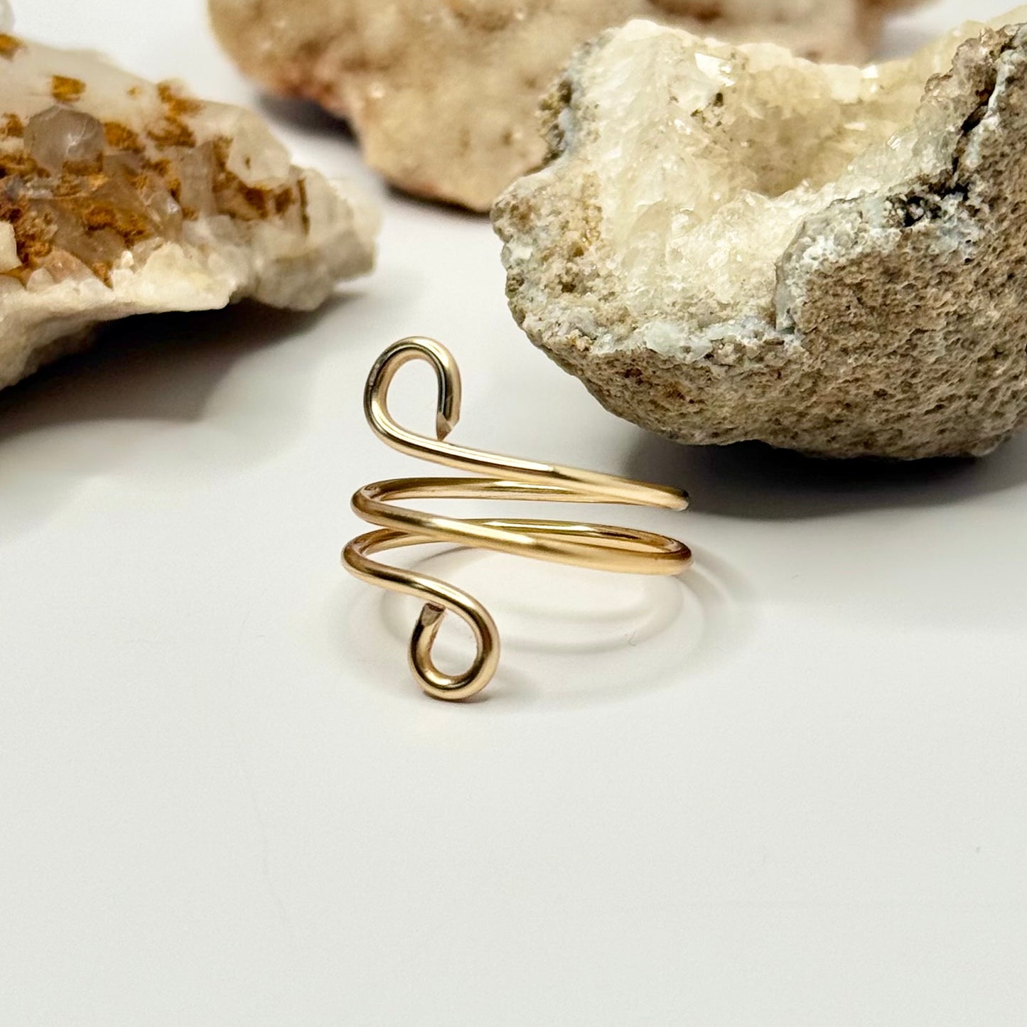 Gold Wrap Bypass Ring
