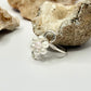 Silver Foe Pearl Flower Ring