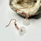 Rose Gold Flower Earrings