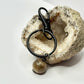 Charcoal Picture Jasper Keychain