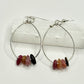 Sterling Silver Ruby Zoisite Earrings