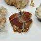 Gold Agate Necklace
