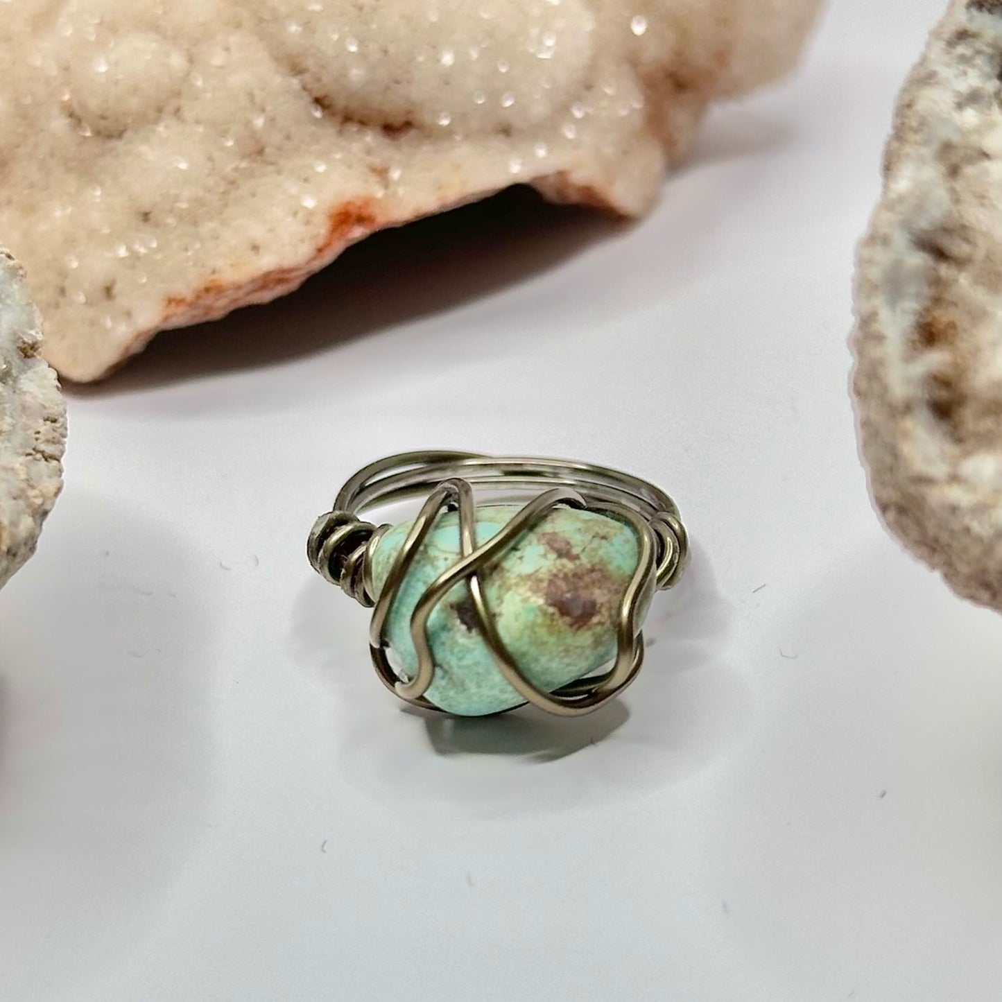 Charcoal Turquoise Ring