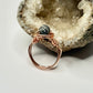 Rose Gold Crazy Lace Agate Ring