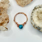 Rose Gold Dyed Howlite Ring