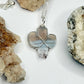 Silver Druzy Agate Cactus Necklace