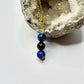 Gold Lapis and Snowflake Obsidian Necklace