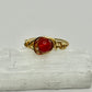 Gold Carnelian Ring