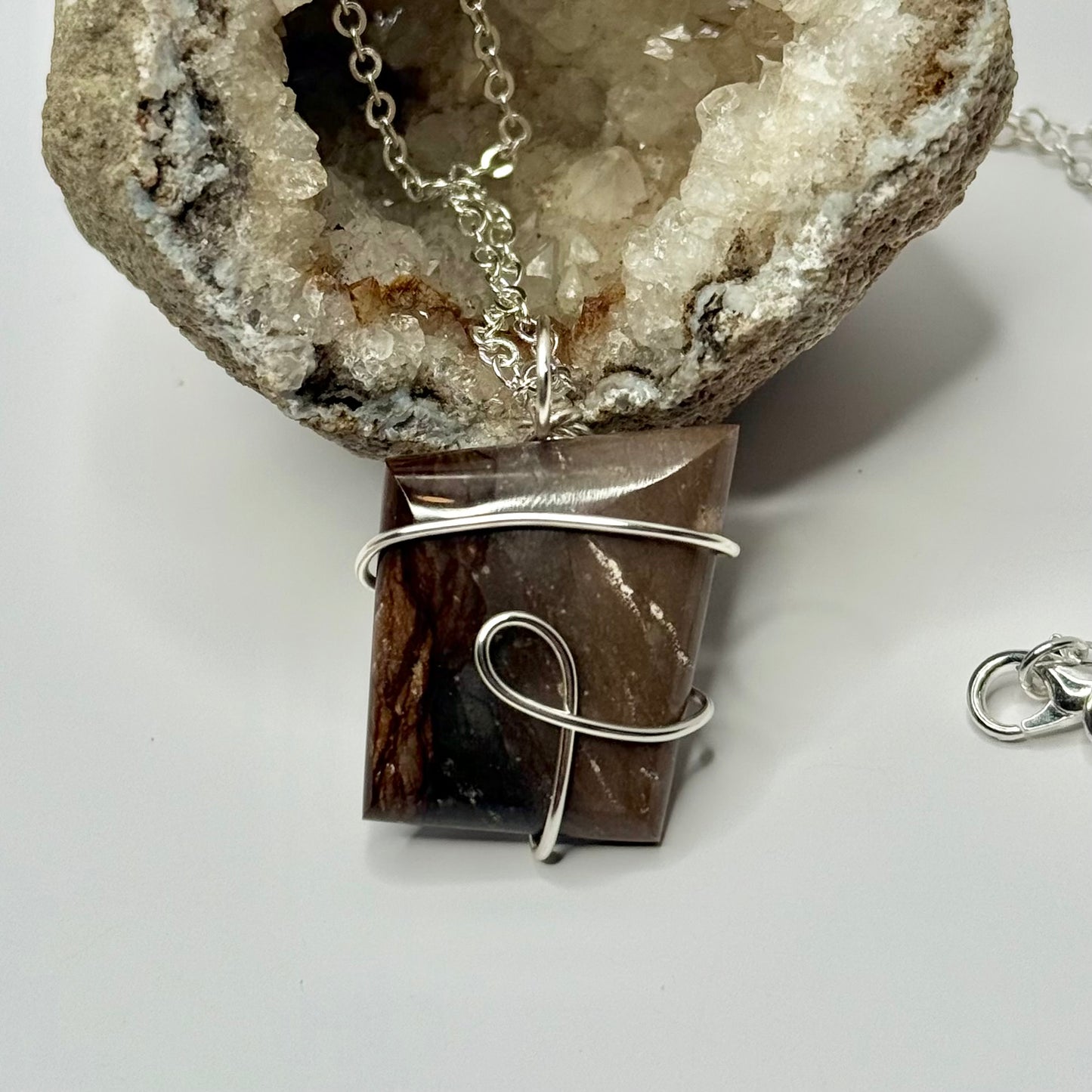 Silver Jasper Necklace