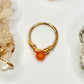 Gold Carnelian Ring