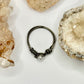 Charcoal Pearl Ring